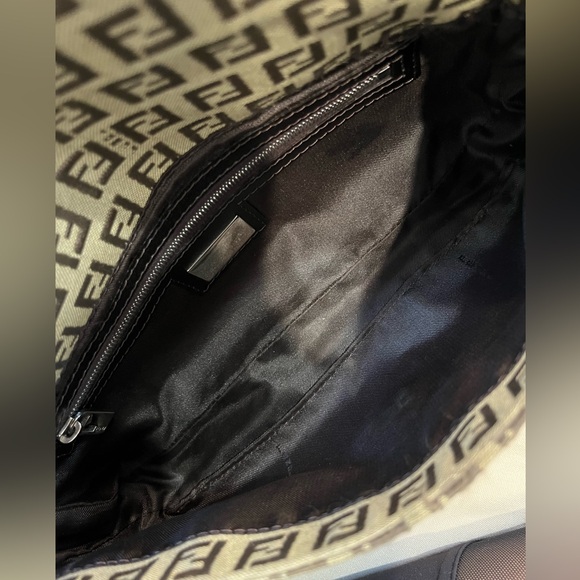 Fendi Brown Zucchino Baguette - Picture 13 of 13